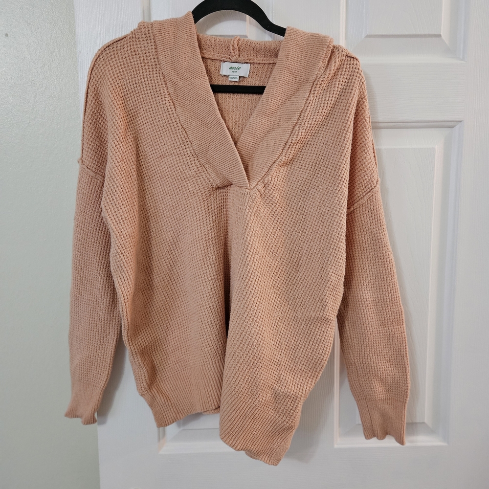 Aerie Soft Peach Knit Top